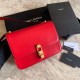 Replica YSL Saint Laurent Carre Satchel Bag Red