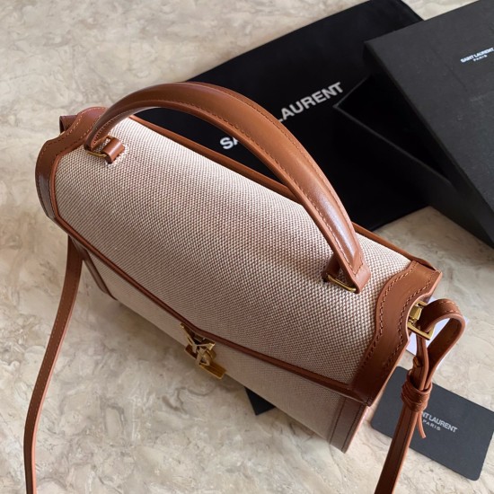 Fake YSL Saint Laurent Cassandra Medium Top Handle Bag Replica