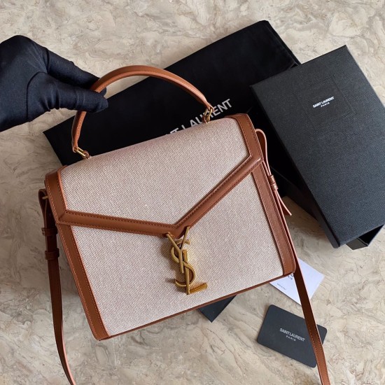 Fake YSL Saint Laurent Cassandra Medium Top Handle Bag Replica