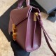 Fake YSL Saint Laurent Cassandra Medium Bag Claret Replica Replica YSL Saint Laurent Cassandra Medium Bag Claret