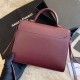 Fake YSL Saint Laurent Cassandra Medium Bag Claret Replica Replica YSL Saint Laurent Cassandra Medium Bag Claret