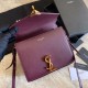 Fake YSL Saint Laurent Cassandra Medium Bag Claret Replica Replica YSL Saint Laurent Cassandra Medium Bag Claret