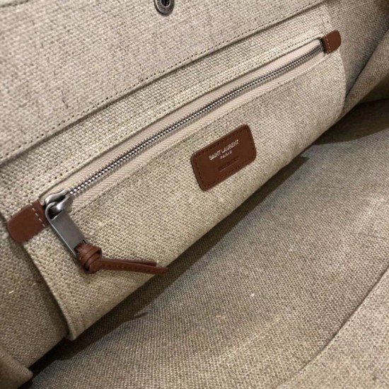 Replica YSL Saint Laurent Rive Gauche Tote Bag Gray