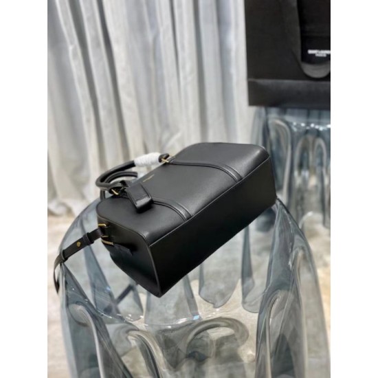 Replica YSL Saint Laurent Lock Baby Duffle Bag Black