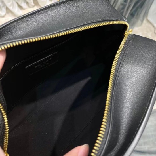 Replica YSL Saint Laurent Lock Baby Duffle Bag Black