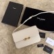 Fake YSL Saint Laurent Le Maillon Satchel Bag Beige Replica