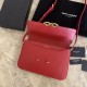 Fake YSL Saint Laurent Le Maillon Satchel Bag Red Replica