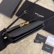 Fake YSL Saint Laurent Le Maillon Satchel Bag Black Replica