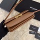 Replica YSL Saint Laurent Le Maillon Satchel Bag Brown