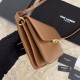 Replica YSL Saint Laurent Le Maillon Satchel Bag Brown