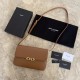 Replica YSL Saint Laurent Le Maillon Satchel Bag Brown