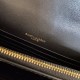 Fake YSL Small crocodile Satchel Bag Black Gold Replica