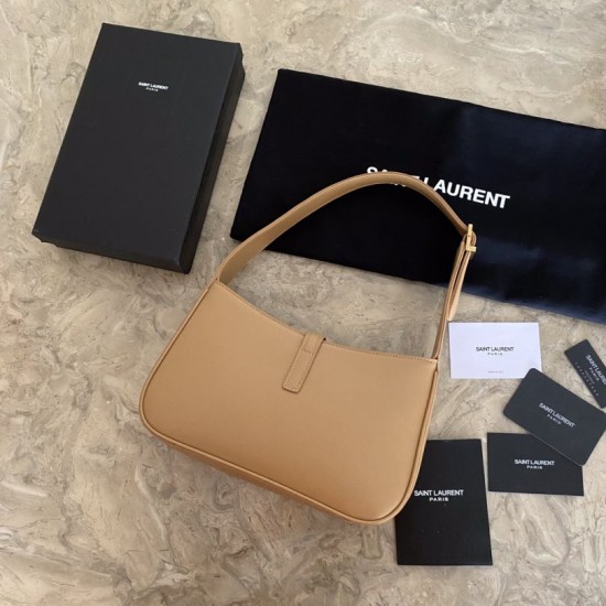 Replica YSL Saint Laurent hobo bag Apricot