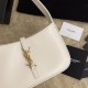 Replica YSL Saint Laurent hobo bag White