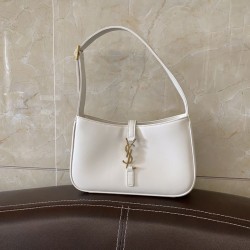 Replica YSL Saint Laurent hobo bag White