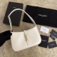 Replica YSL Saint Laurent hobo bag White