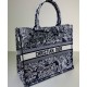 Replica Christian Dior Book Tote Dark Blue