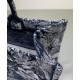 Replica Christian Dior Book Tote Dark Blue