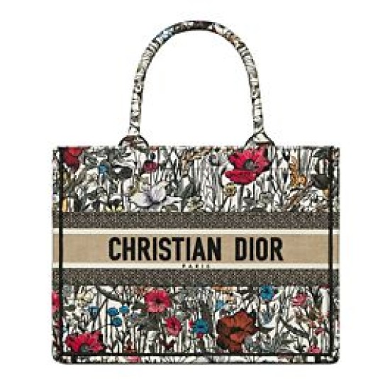 Replica Christian Dior Small Book Tote Gray