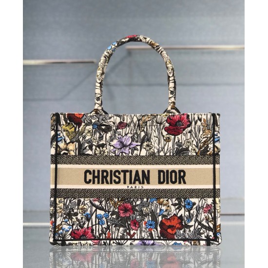 Replica Christian Dior Small Book Tote Gray