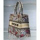 Replica Christian Dior Small Book Tote Gray