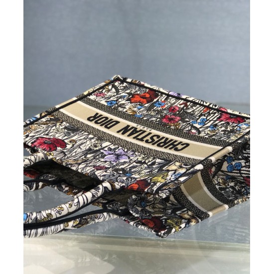 Replica Christian Dior Small Book Tote Gray