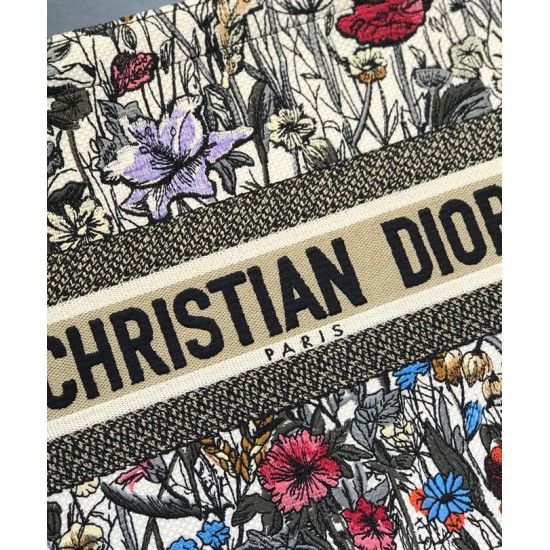 Replica Christian Dior Small Book Tote Gray