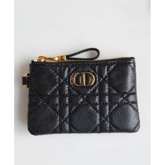 Fake Christian Dior Caro Multifunctional Pouch Black Replica