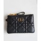 Fake Christian Dior Caro Multifunctional Pouch Black Replica