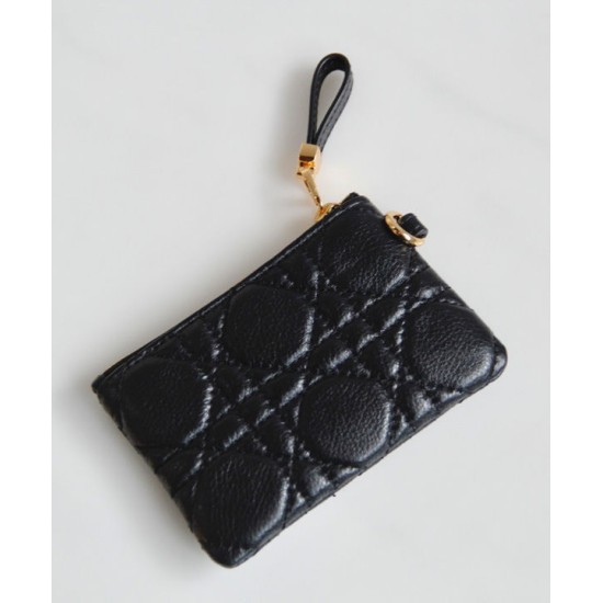 Fake Christian Dior Caro Multifunctional Pouch Black Replica