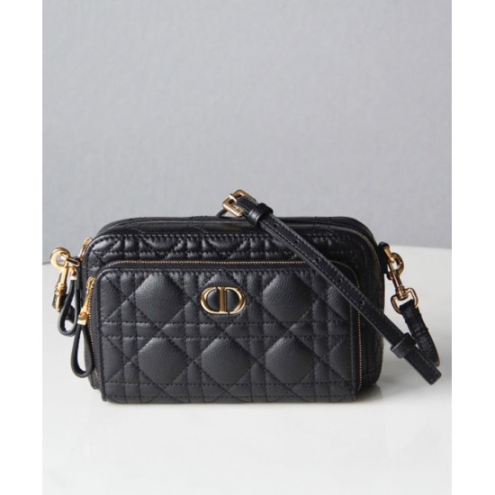 Fake Christian Dior Caro Double Pouch Replica