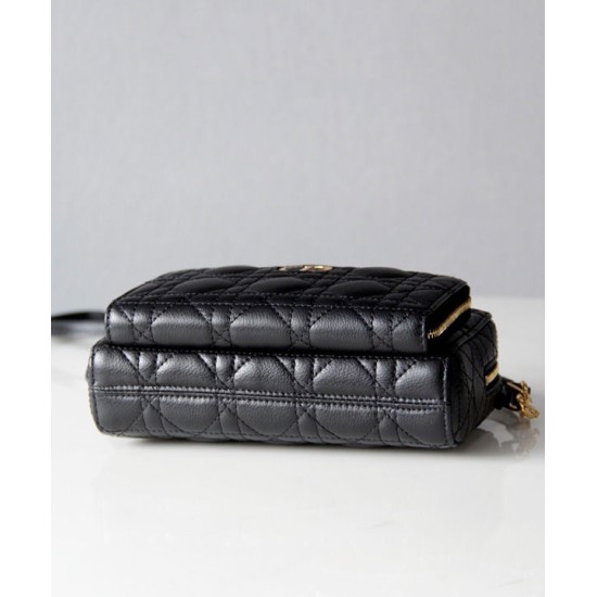 Fake Christian Dior Caro Double Pouch Replica