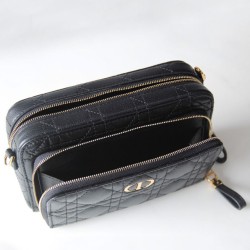 Fake Christian Dior Caro Double Pouch Replica
