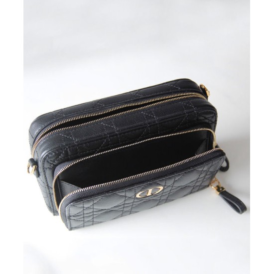 Fake Christian Dior Caro Double Pouch Replica