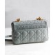 Replica Christian Dior Dior Caro Bag Gray
