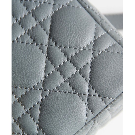 Replica Christian Dior Dior Caro Bag Gray