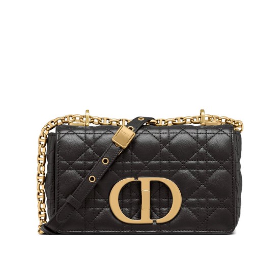 Replica Christian Dior Dior Caro Bag Black