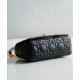 Replica Christian Dior Dior Caro Bag Black