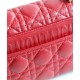Fake Christian Dior Small Dior Caro Bag Red Replica