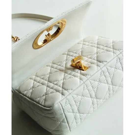 Replica Christian Dior Dior Caro Bag White