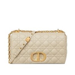 Replica Christian Dior Large Dior Caro Bag Apricot