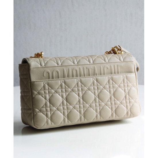 Replica Christian Dior Large Dior Caro Bag Apricot