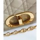 Replica Christian Dior Large Dior Caro Bag Apricot