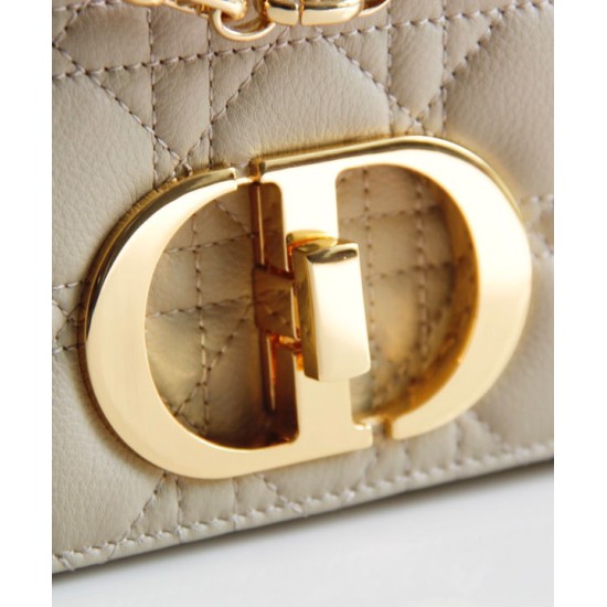 Replica Christian Dior Large Dior Caro Bag Apricot