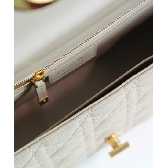 Replica Christian Dior Large Dior Caro Bag Apricot