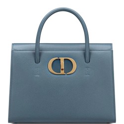 Fake Christian Dior Large St Honore Tote Blue Replica