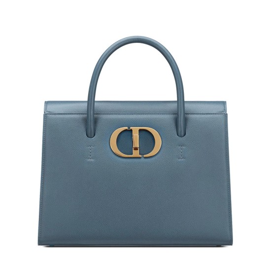 Fake Christian Dior Large St Honore Tote Blue Replica