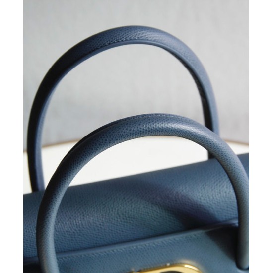 Fake Christian Dior Large St Honore Tote Blue Replica