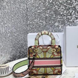 Replica Christian Dior Lady D-Lite Bag Pink