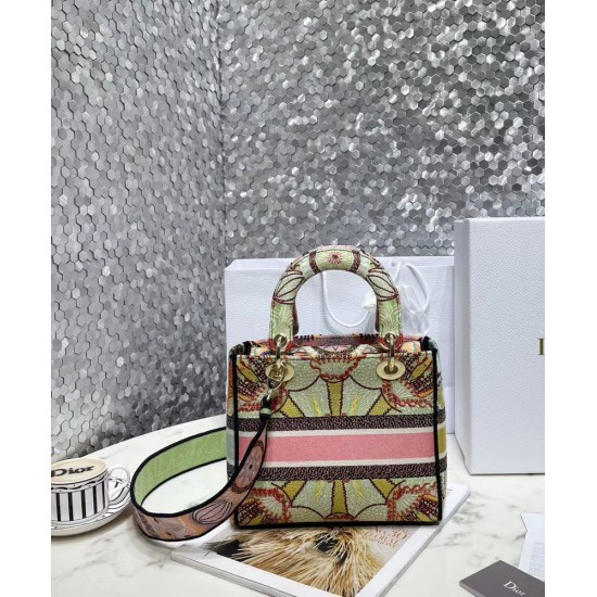 Replica Christian Dior Lady D-Lite Bag Pink